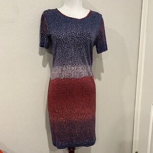 Diane Von Furstenberg Gradient dress 100%silk